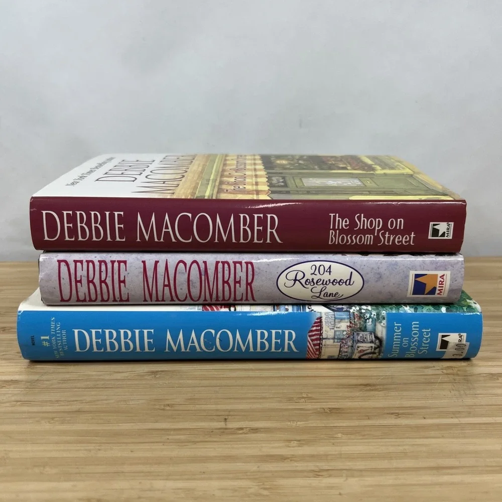 Debbie Macomber Lot 3 Hardcover Blossom Street 204 Rosewood Lane Romance Books